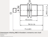 Picture of Ind.andur IME, M30, Sn=20mm, Unshielded, 2-wire NO, kere 71mm, pistik M12 4-pin, SICK